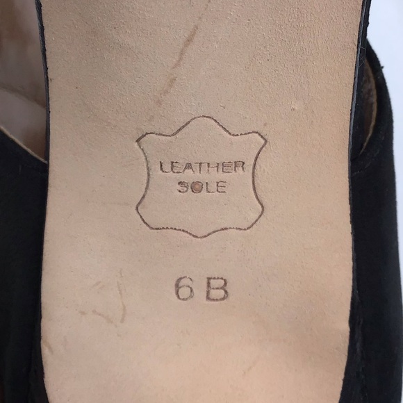 Talbots-Leather Tassel Peep Toe Stiletto Booties - Picture 7 of 7